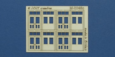 M 20-46c N gauge kit of 4 double doors with square transom type 1